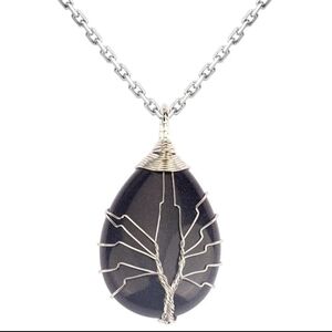 Tree of Life natural stone necklace